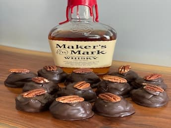 Chocolate Dipped Bourbon Balls