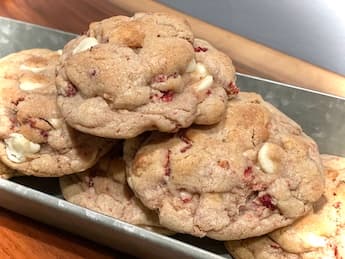 Stuffed Strawberry Shortcake Cookie